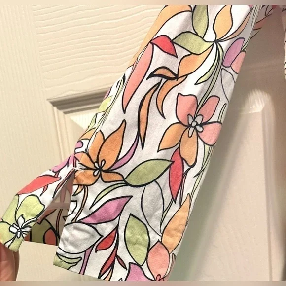 Christopher & Banks floral zip-up blazer - Picture 6 of 9